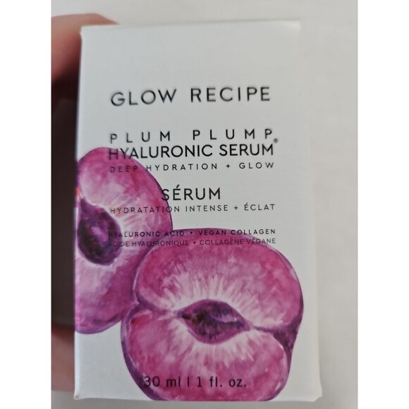 Glow Recipe Plum Plump Hyaluronic Face Serum 1oz New In Box - Picture 4 of 8
